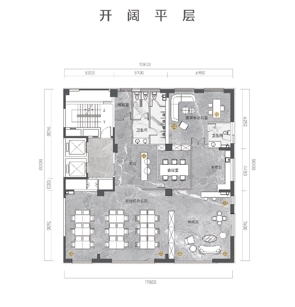 平层345㎡单价9000起