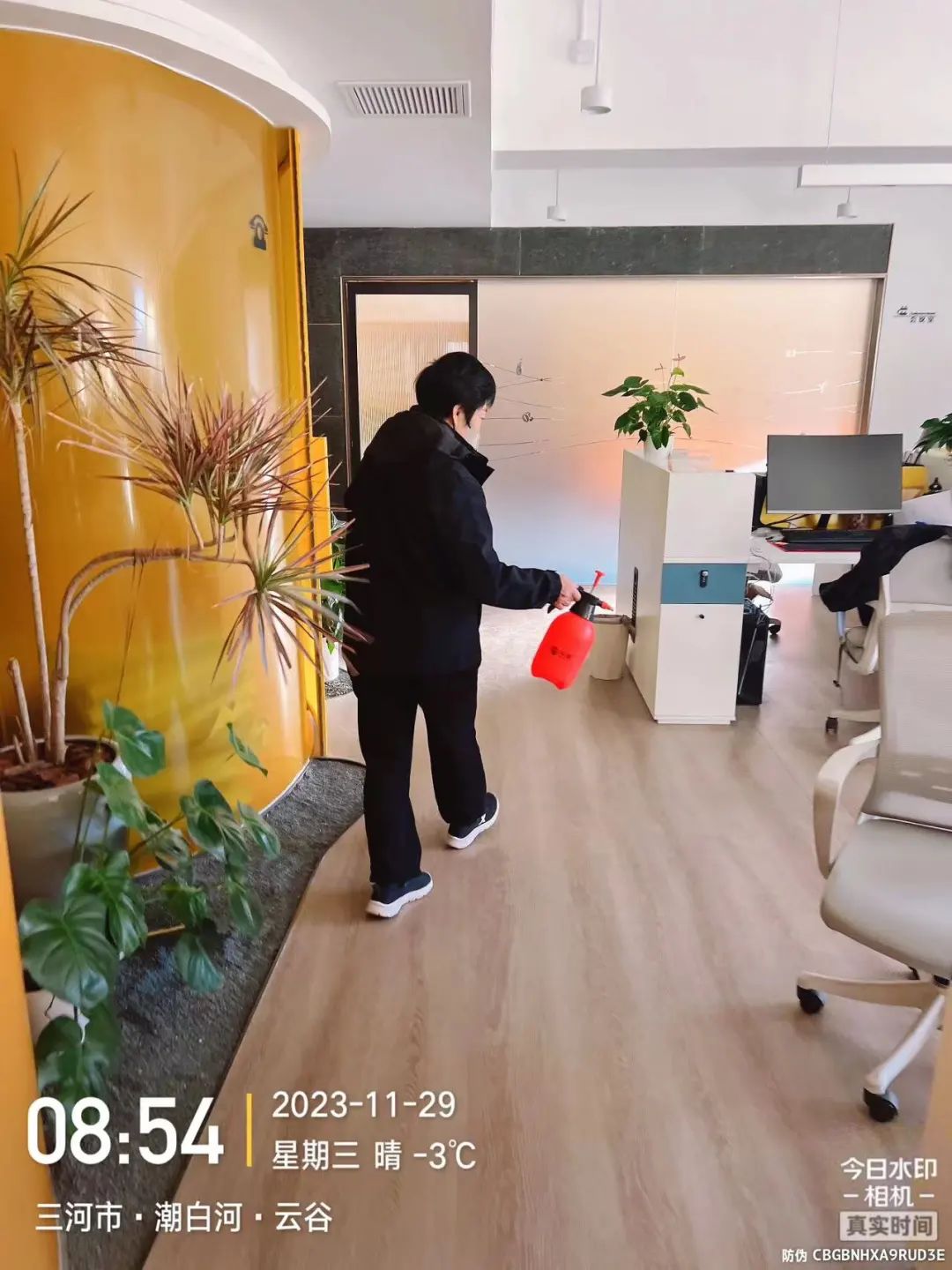 潮白河云谷暖冬力量，园区流感防控，云谷在行动！